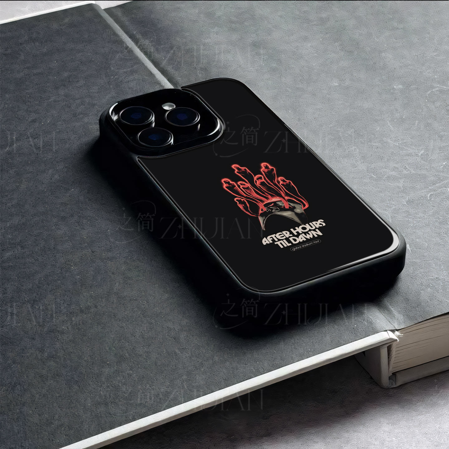 威肯巡演磁吸磨砂黑框玻璃手机壳适用苹果iphone17promax华为一加ACE5至尊版一加ACE6荣耀MAGIC8PROFINDX9PRO