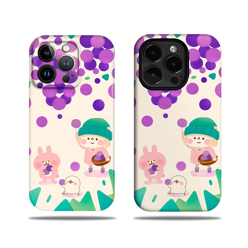 童趣角色欢乐互动菲林手机壳适用苹果iphone16promax华为12/13/14/15新款OPPOA97一加13p40provivos15三星S24