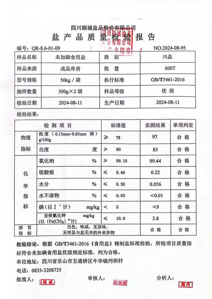 10月24日曲靖未加碘食用盐一批网络拍卖公告