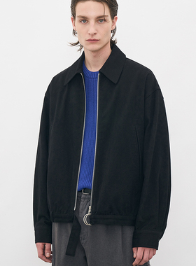 男女同款 韩国正品 PARTIMENTO 春秋休闲腰带原装束腰夹克外套