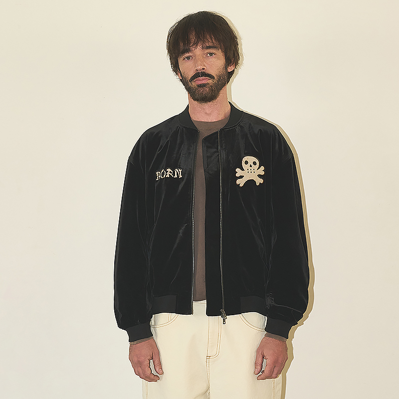 潮流水洗天鹅绒麂皮外套 韩国正品PARTIMENTO 25宽松百搭外套