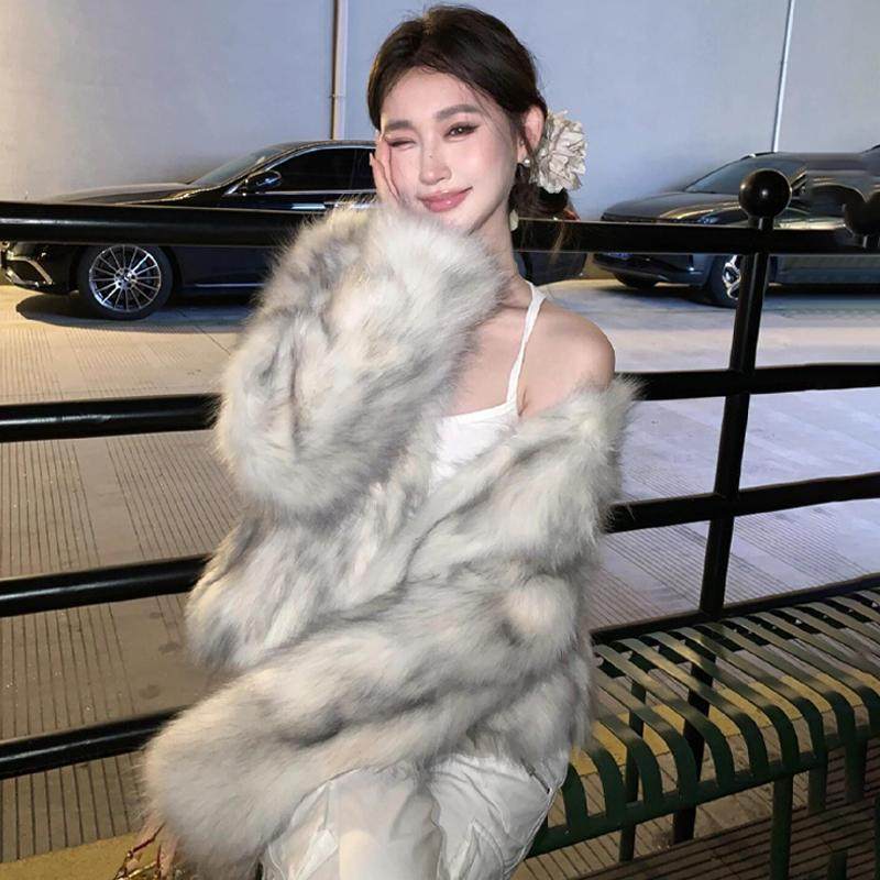 超好看的高级感皮草女款2024新款爆款海宁年轻款狐狸毛厚外套冬季