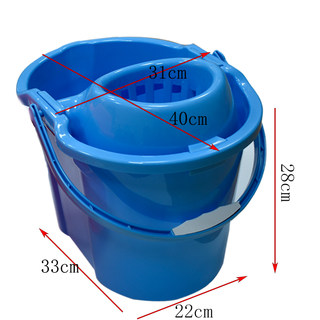 家用加厚手压拖把桶塑料拖把桶旋转挤水桶带滑轮墩布拖清洗甩干桶