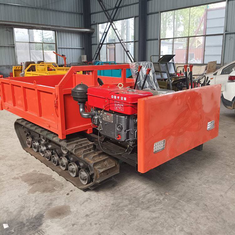 小型山地履带运输车农用自卸爬山虎手扶爬山王机爬坡载重王拖拉机