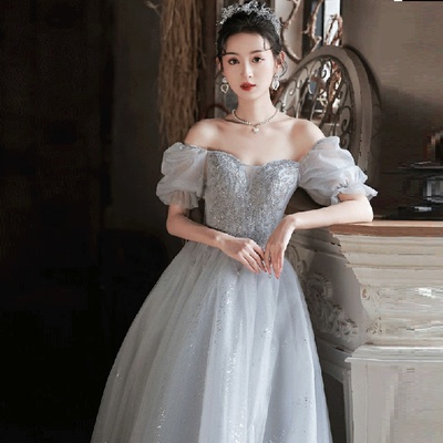 主持人钢琴音乐生艺考礼服裙