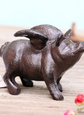 创意铸铁动物文镇笔搁架