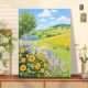 春暖花知风景装 饰画小清新阳光唯美治愈成品仿油画卧室客厅摆挂画