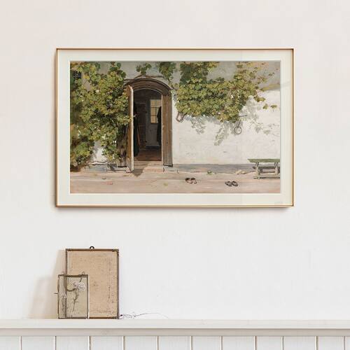 质感品味文艺丹麦风景装饰画挂画
