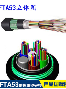 GYFTA53-481.3双铠双护直埋光缆12B1 36B1 24B1 96B1 72芯光纤线