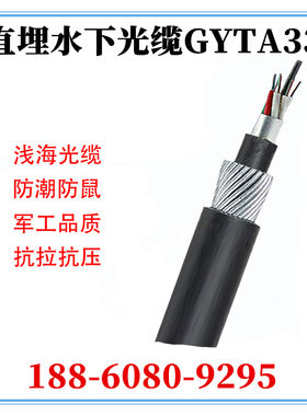 水下海底光缆GYTA33专业定制单模光缆4芯8芯24芯厂家定做GYTS33