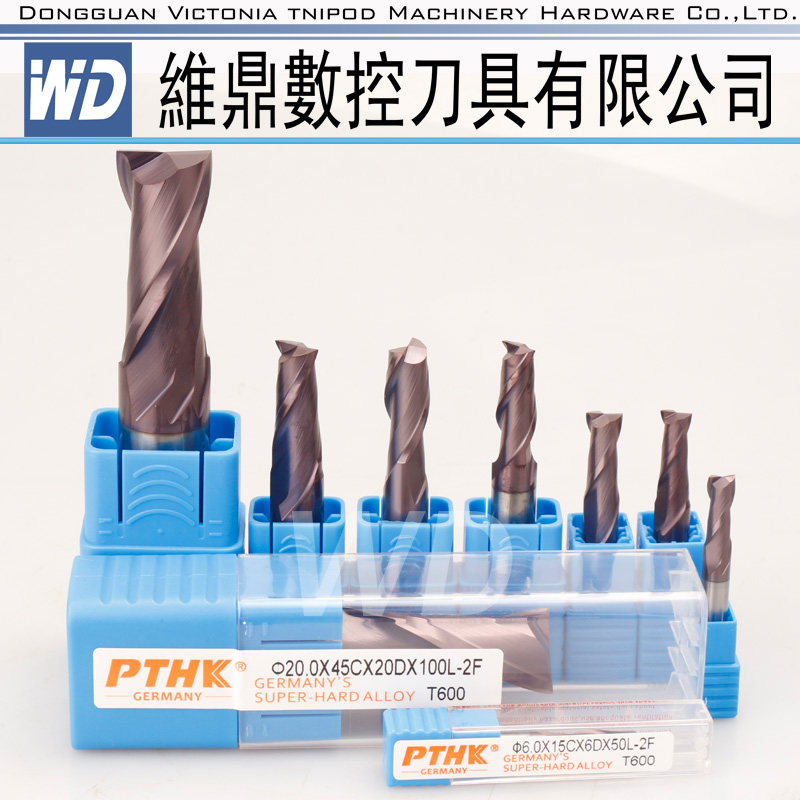 德国进口PTHK数控刀具 60度合金锣刀 健槽铣刀2刃平刀 1.0-20.0mm