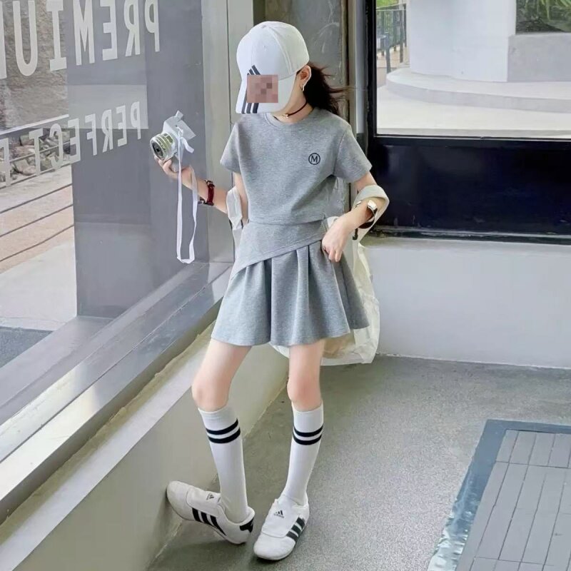 女童夏季甜美韩版裙裤时尚两件套