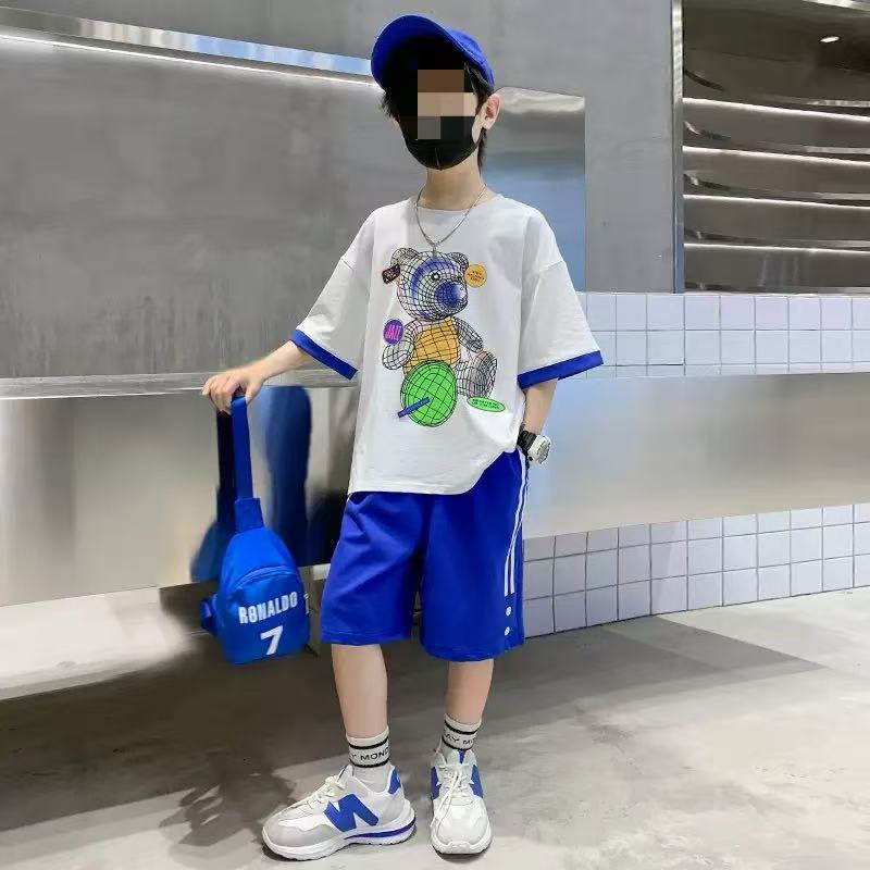 男童夏季薄款运动两件套2026款
