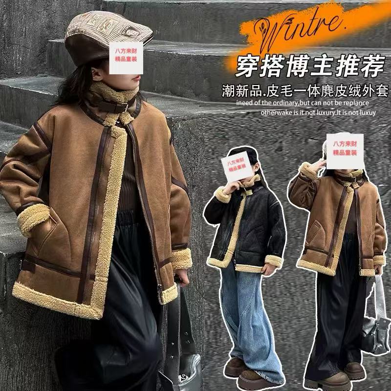 儿童保暖宽松外套秋冬新款