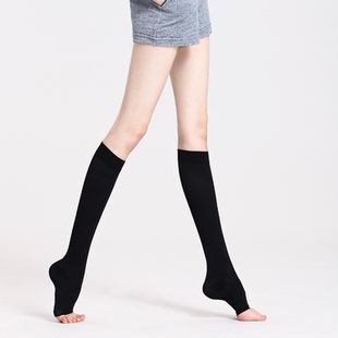 足倍健360D中统美腿小腿袜强压力瘦腿潮ins骑行运动护腿袜半截袜