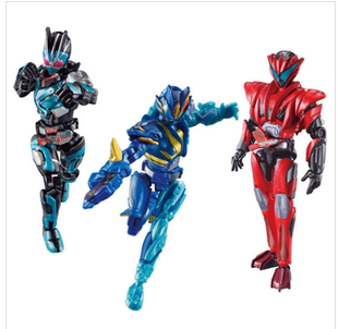 万代 装动  假面骑士01 零一可动人偶 第6弹 燃烧飞鹰 狂暴加特林