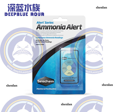Seachem 海化 阿摩尼亚卡 Ammonia Alert PH 氨卡 测试卡包邮真品