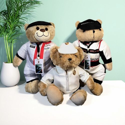 保时捷小熊公仔副驾驶陪伴4s礼品