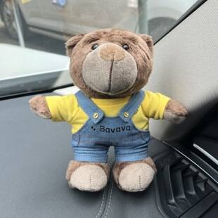 bava小黄人联名马熊马奔驰车载小熊4店礼品玩具熊