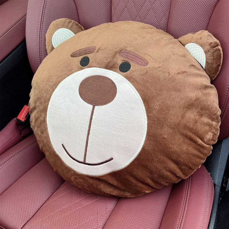 bava小熊公仔头枕4s店礼品