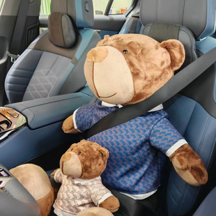 bava宝马熊BMW小熊公仔5系新款 老花熊大熊玩偶娃娃毛绒玩具玩偶