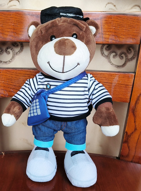 BMW宝马小熊公仔Bava原厂4s店礼品车载毛绒玩具玩偶娃娃汽车机车