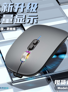 蓝牙三模无线鼠标M103发光金属滚轮C口充电静音键电量灯一键返回