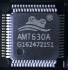 CYTX AMT630A QFP64 数字屏控制芯片
