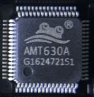 现货AMT630AQFP64数字屏芯片