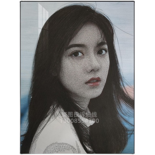 素描画代画人物纯手绘定制铅笔自画肖像画彩铅画照片转手绘订补差