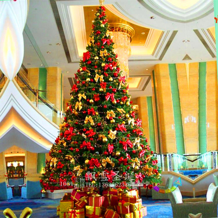 大型圣诞树套餐5米圣诞装饰品4米6米加密圣诞节礼品挂件装饰
