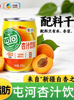 中粮屯河杏汁250ml0脂轻食