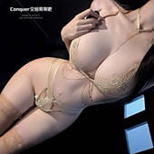 套装 月光圆舞曲 透视蕾丝三点式 性感诱惑深V小胸显大内衣情趣制服