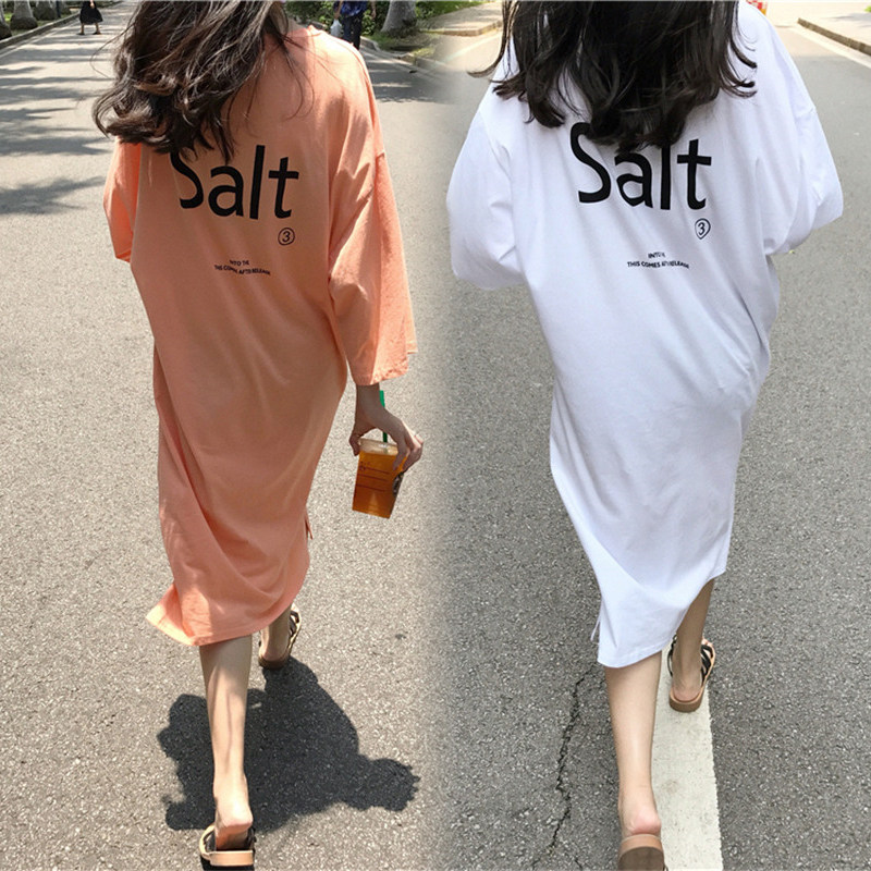 2025新款睡裙女大码宽松胖妹妹200斤家居服长款过膝半袖睡衣夏潮