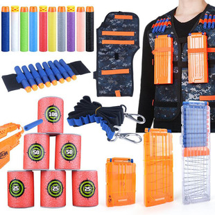 通用兼容nerf孩之宝死拽夫复仇精英EVA弹储器后托瞄准镜配件