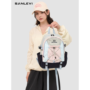 户外短途徒步轻量化防水运动休闲双肩包女背包儿童登山轻便迷你版