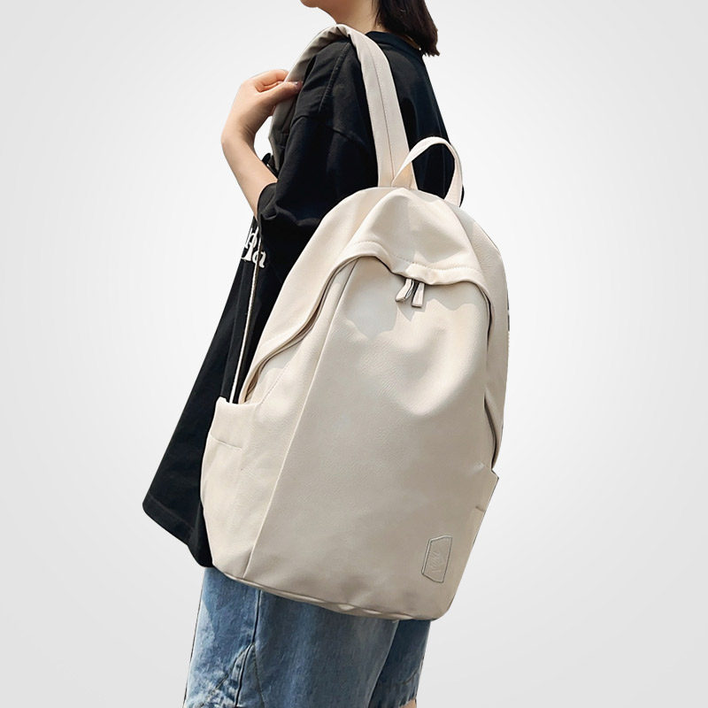 高端初中生书包男2026新款韩系学院风慵懒风双肩包女生大容量背包