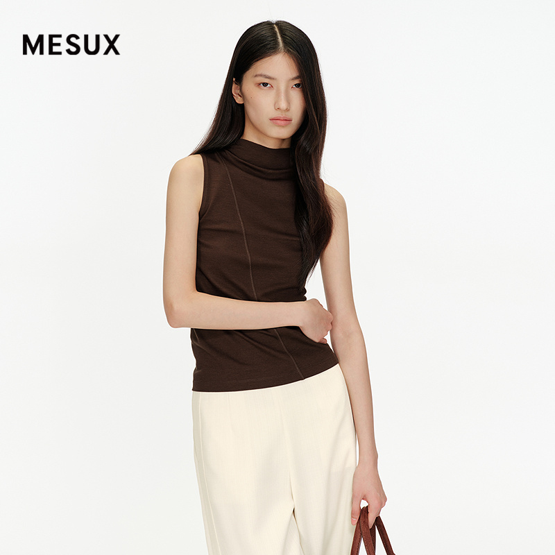 MEUX米岫25秋[乌木系列]针织马甲