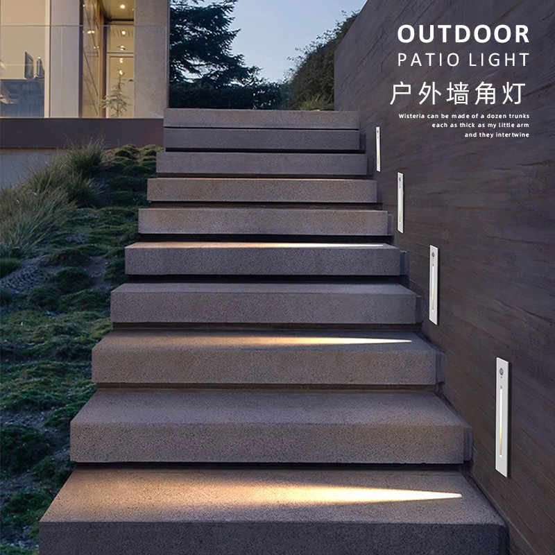 蒸汽朋克灯饰墙角灯铝材感觉灯