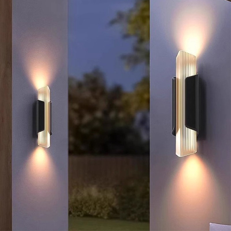 户外太阳能壁灯防水庭院墙壁灯