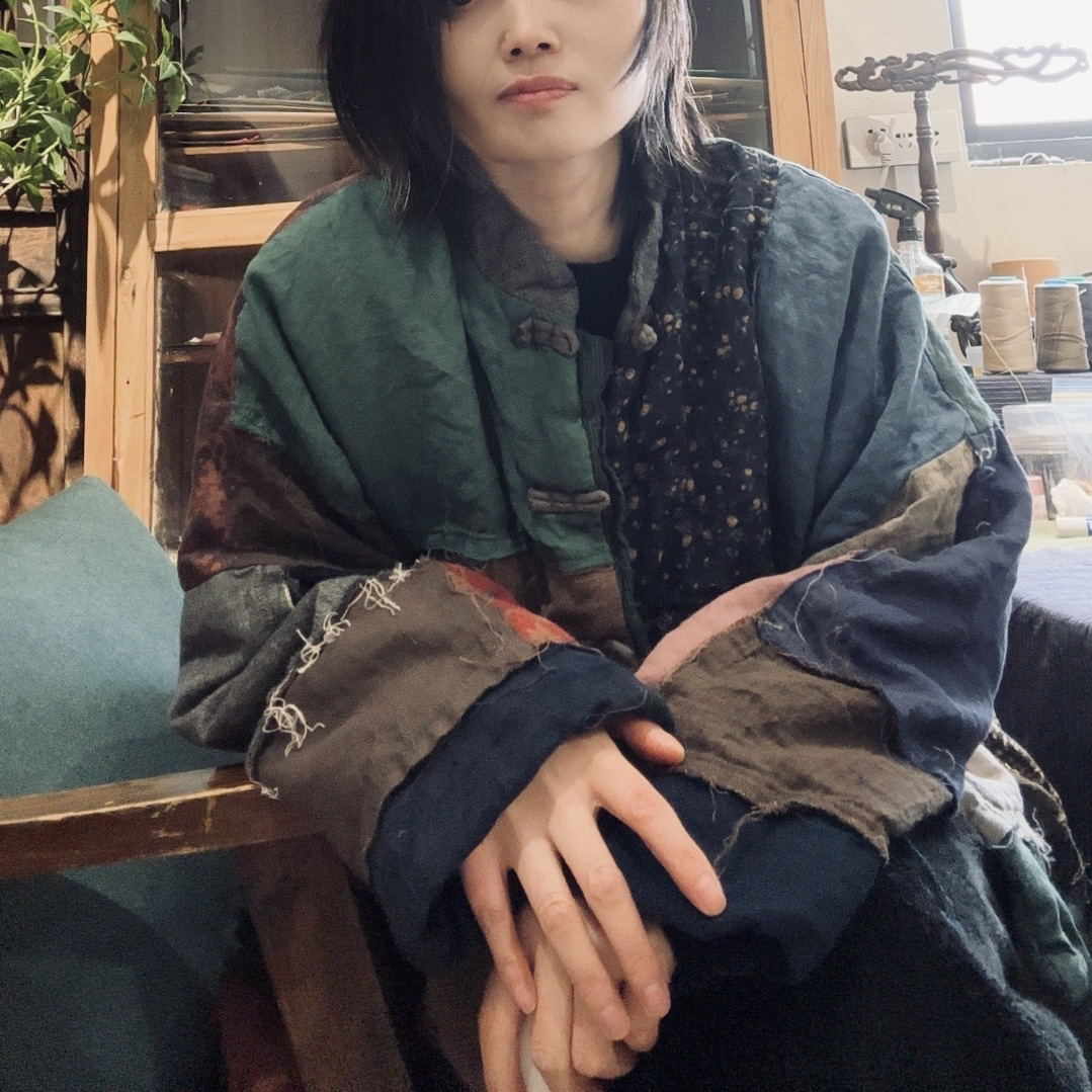 素年未央立领百家衣棉衣外套