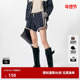 TI花版 新款 抽绳潮毛织短裤 百搭设计感休闲裤 春季 女时尚 尤缇时尚