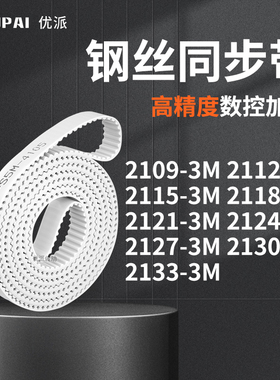 同步皮带123M21153M21183M212121242127213021333M机械PU型同步带
