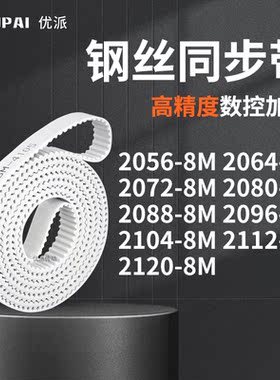 同步皮带648M20728M20808M208820962104211221208M机械PU型同步带