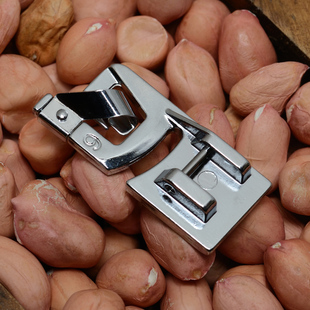 重机蝴蝶胜家家用缝纫机配件平缝曲折卷边压脚6MM折边压脚毫米DIY