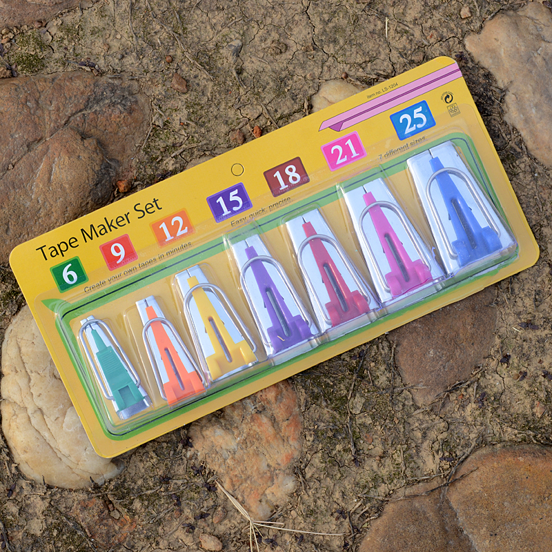 DIY手工拼布工具制带器包边器滚边器拉筒6MM9MM12MM18MM25MM50MM