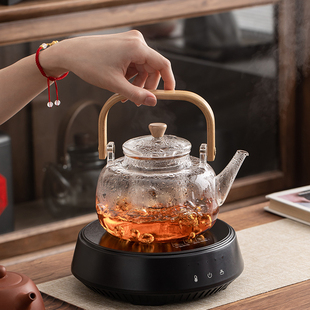 电陶炉煮茶壶泡茶家用多功能小型静音烧水套装煮茶炉新款玻璃茶具
