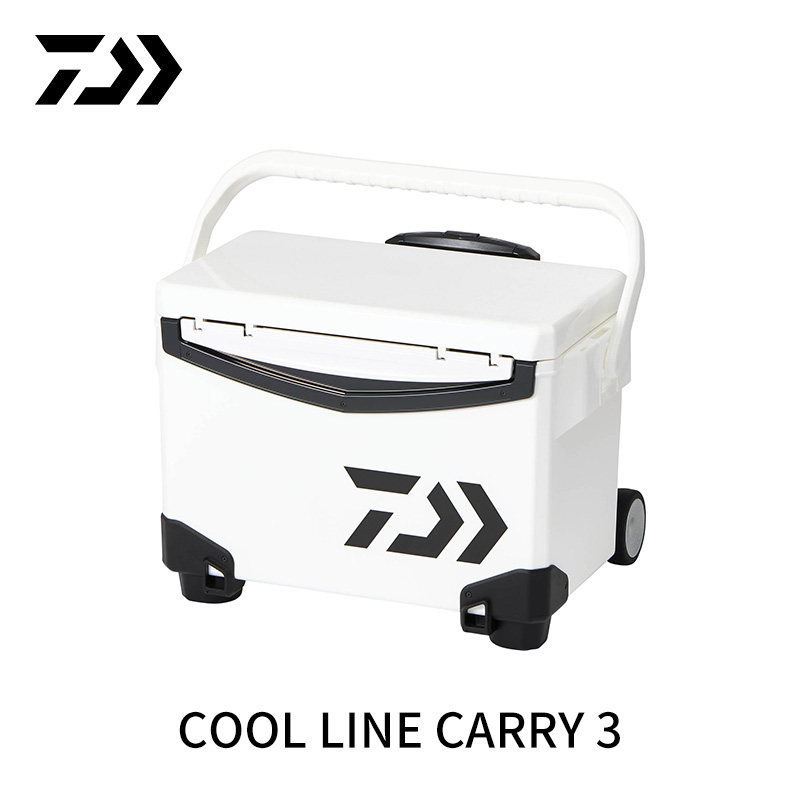 DAIWA达亿瓦 新款COOL LINE CARRY酷来15L拖行保冷箱带轮拉杆钓箱