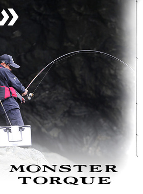 DAIWA达亿瓦 23新款 MONSTER TORQUE矶钓竿手海两用竿海钓杆黑毛