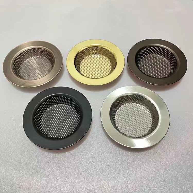 高端加厚水槽过滤网洗菜盆水池隔渣网漏斗洗碗不锈钢下水道提笼盖